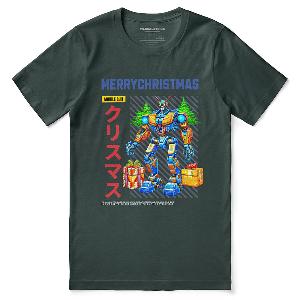 Neotech Christmas T-Shirt | Yūjin Japanese Anime Streetwear Clothing