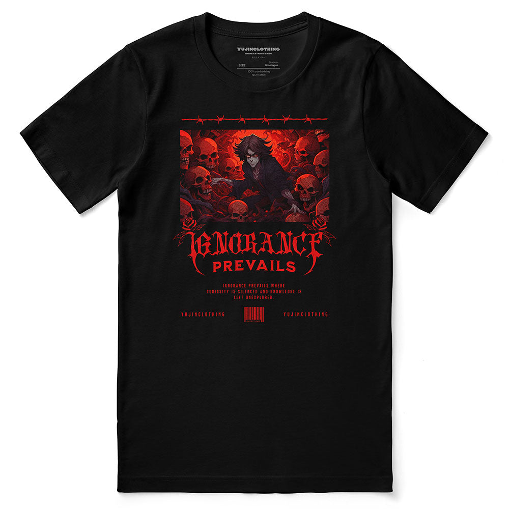 Ignorance T-Shirt | Yūjin Japanese Anime Streetwear Clothing