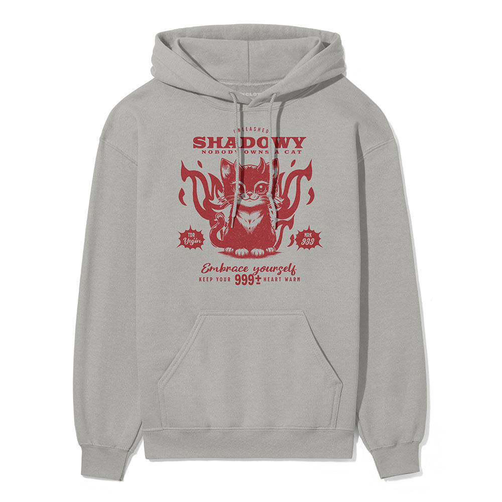 Shadowy Cat Hoodie | Yūjin Japanese Anime Streetwear Clothing
