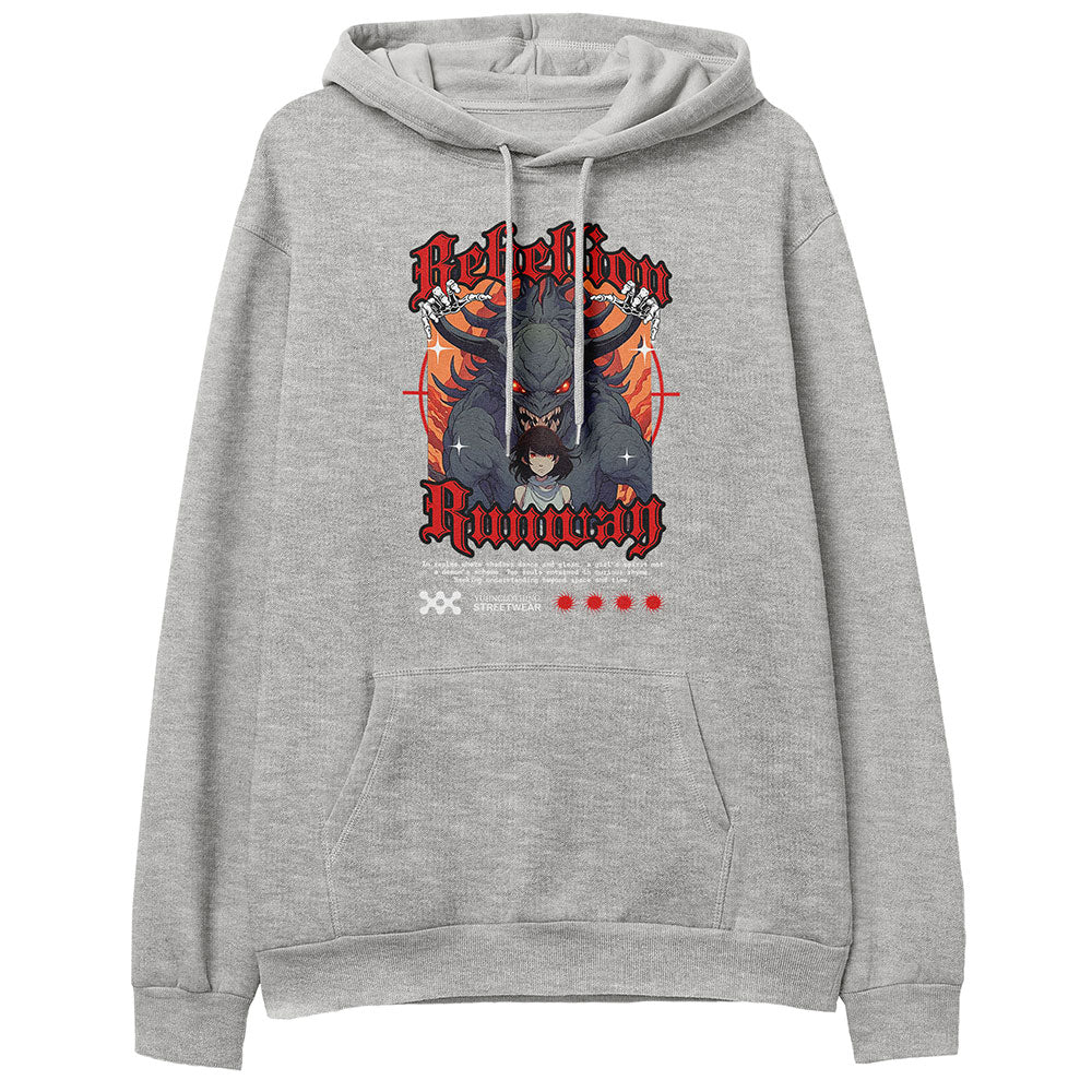 Rebelion Hoodie | Yūjin Japanese Anime Streetwear Clothing