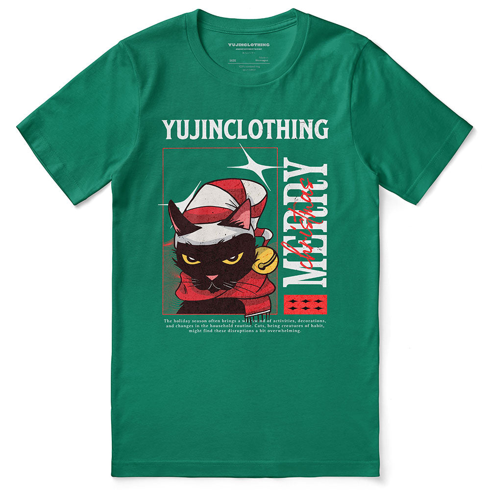 Overwhelming Cat T-Shirt | Yūjin Japanese Anime Streetwear Clothing