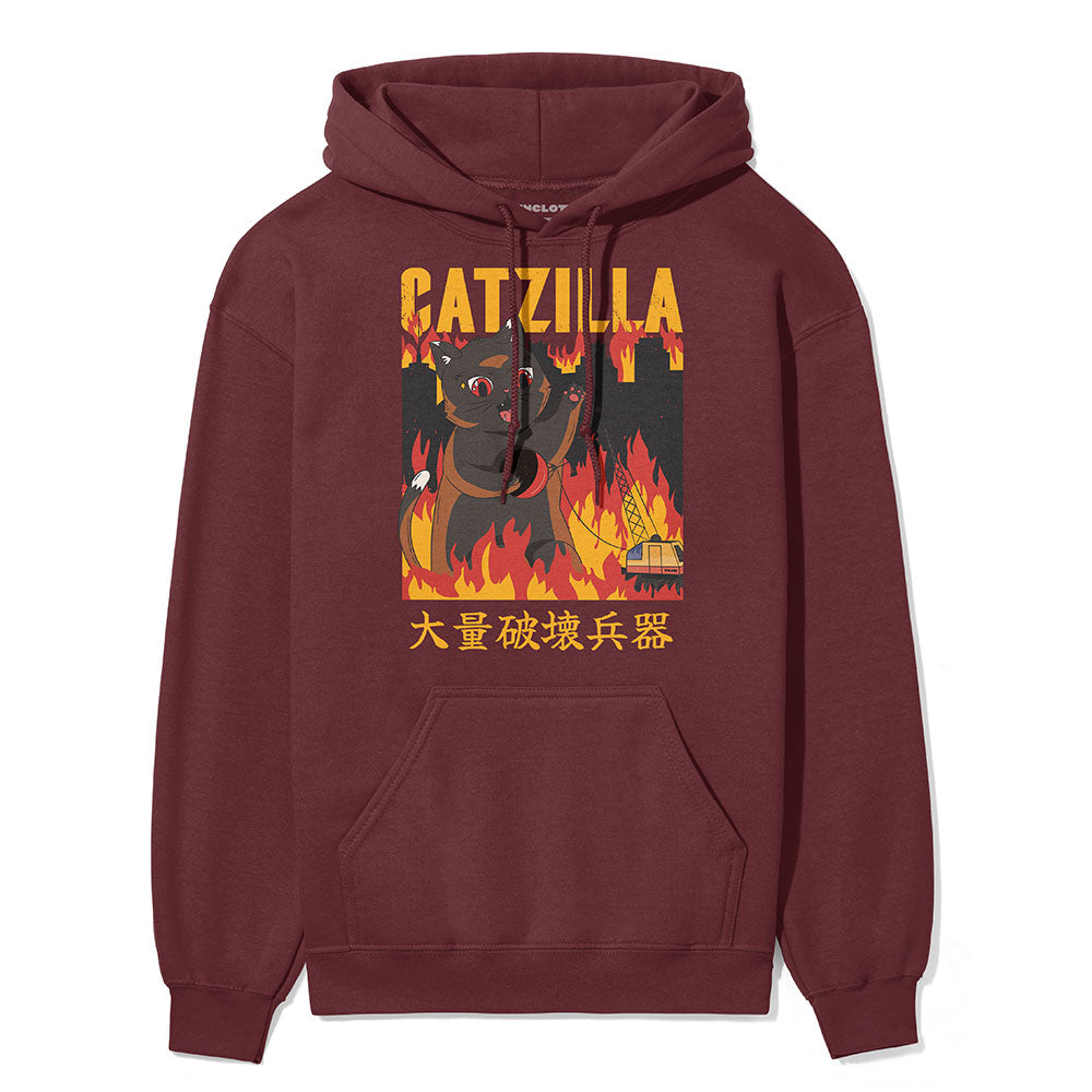 Catzilla City Cat Hoodie | Yūjin Japanese Anime Streetwear Clothing
