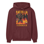 Catzilla City Cat Hoodie | Yūjin Japanese Anime Streetwear Clothing
