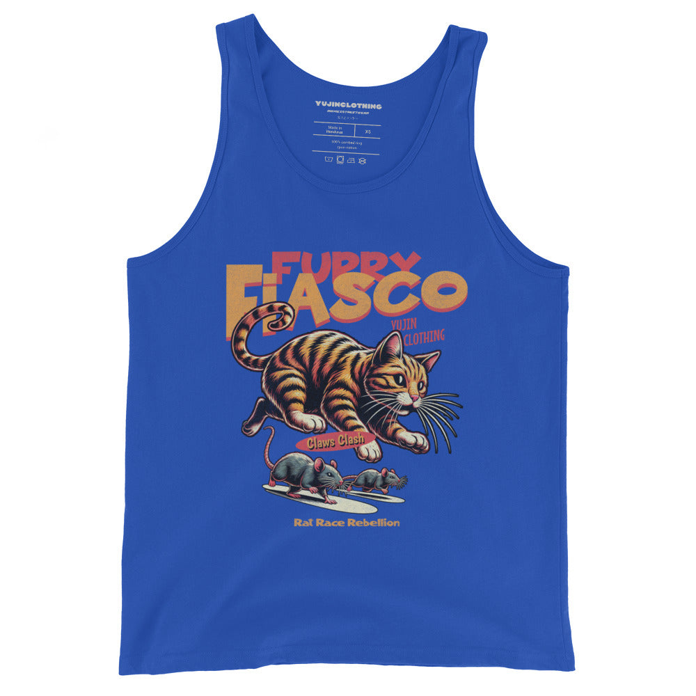 Furry Fiasco Cat Tank Top | Yūjin Japanese Anime Streetwear Clothing