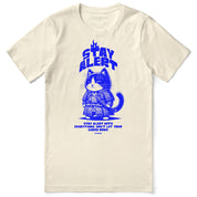 Stay Alert Cat T-Shirt | Yūjin Japanese Anime Streetwear Clothing