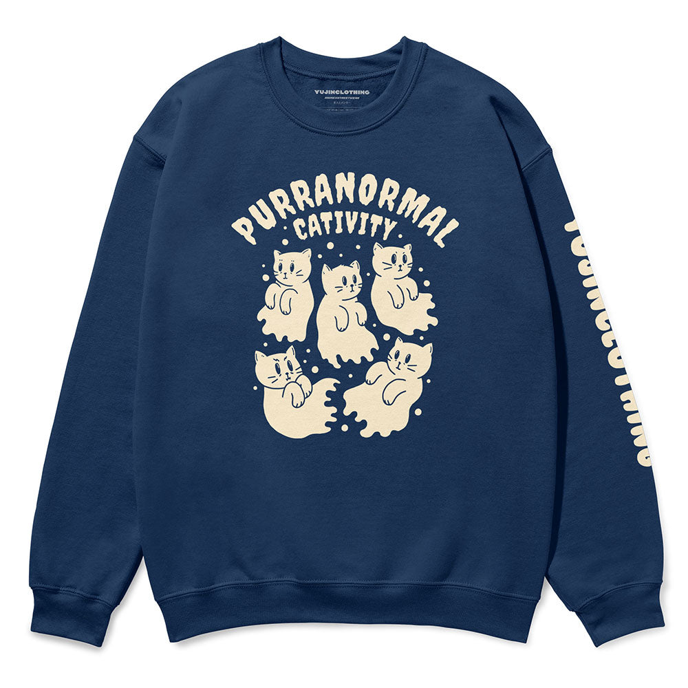 Purranormal Cativity Sweatshirt | Yūjin Japanese Anime Streetwear Clothing