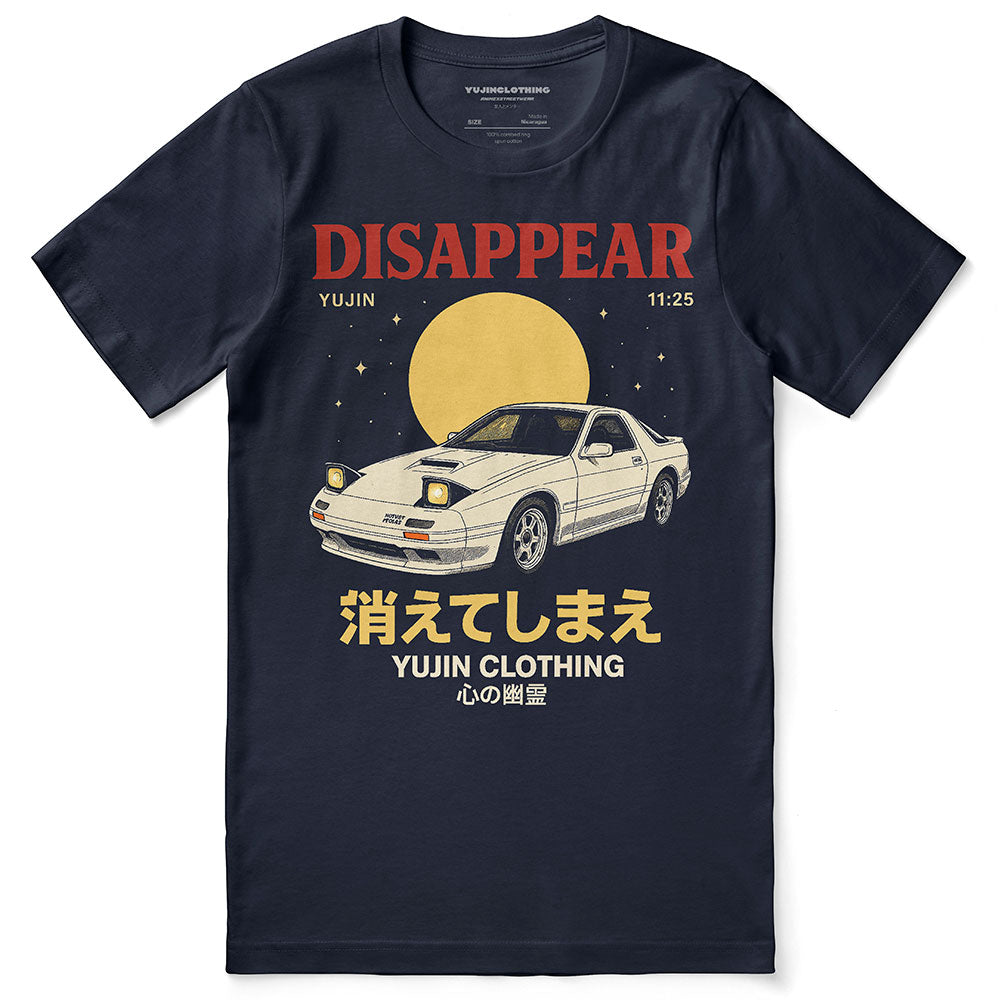 Disappear Car T-Shirt | Yūjin Japanese Anime Streetwear Clothing