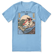 Cat Final Battle T-Shirt | Yūjin Japanese Anime Streetwear Clothing