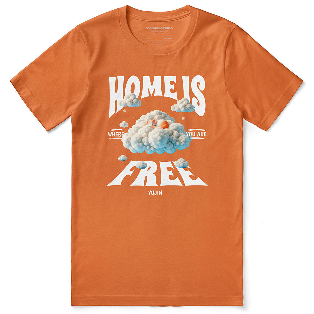 Home Cat T-Shirt | Yūjin Japanese Anime Streetwear Clothing