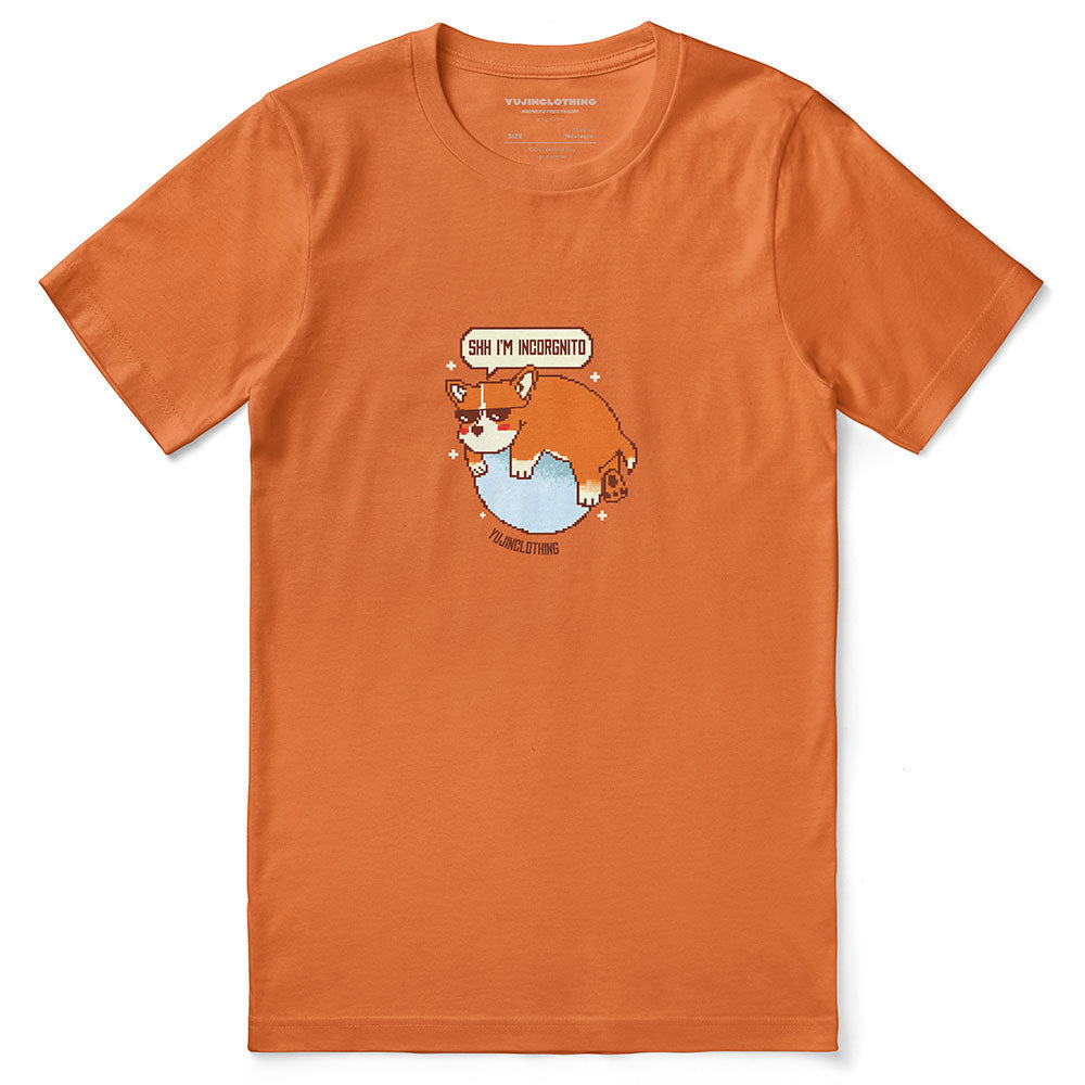 Incognito Corgi Dog T-Shirt | Yūjin Japanese Anime Streetwear Clothing