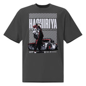 Hashiriya Oversized Faded Car T-Shirt | Yūjin Japanese Anime Streetwear Clothing
