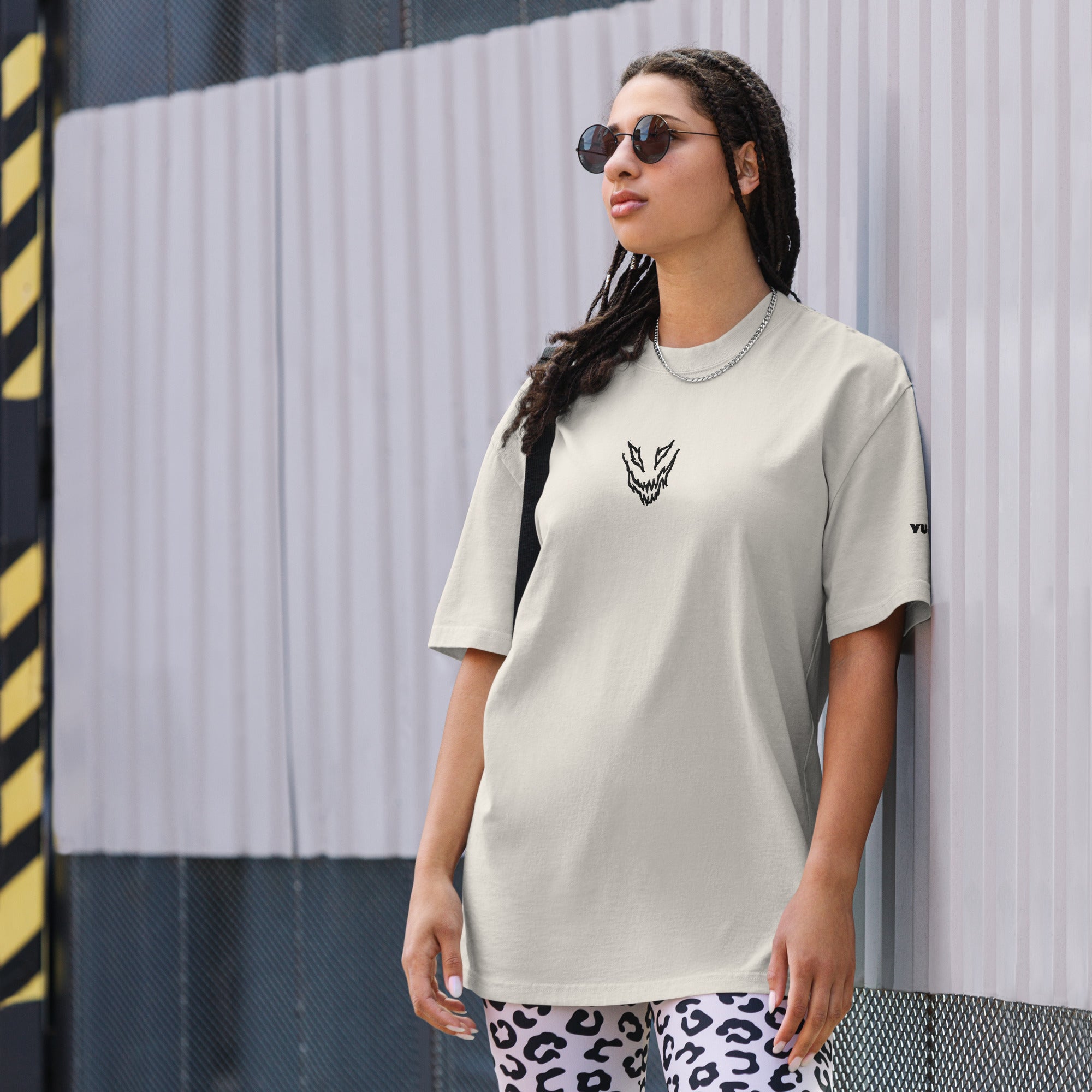 Mad Oversized Faded T-Shirt | Yūjin Japanese Anime Streetwear Clothing