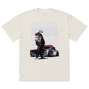 Hashiriya Oversized Faded Car T-Shirt | Yūjin Japanese Anime Streetwear Clothing