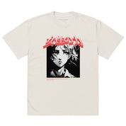 Josei no Chikara Oversized Faded T-Shirt | Yūjin Japanese Anime Streetwear Clothing