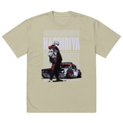 Hashiriya Oversized Faded Car T-Shirt | Yūjin Japanese Anime Streetwear Clothing