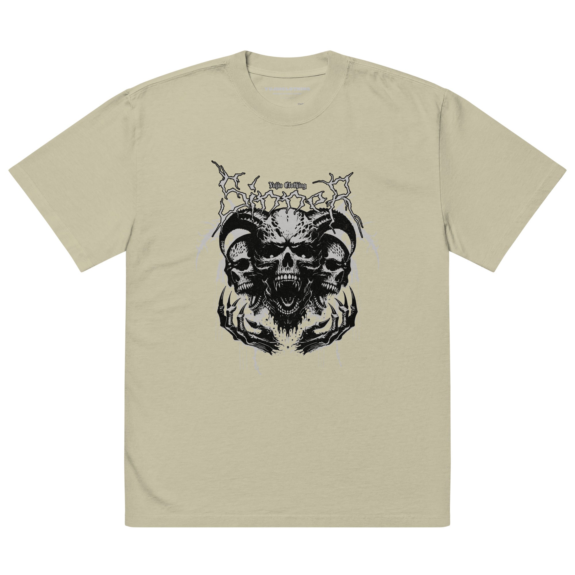 Sinner Oversized Faded T-Shirt | Yūjin Japanese Anime Streetwear Clothing