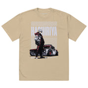 Hashiriya Oversized Faded Car T-Shirt | Yūjin Japanese Anime Streetwear Clothing
