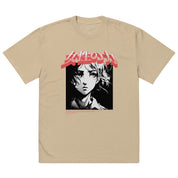 Josei no Chikara Oversized Faded T-Shirt | Yūjin Japanese Anime Streetwear Clothing