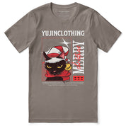 Overwhelming Cat T-Shirt | Yūjin Japanese Anime Streetwear Clothing