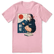 Kitsune Spark Sakura T-Shirt | Yūjin Japanese Anime Streetwear Clothing