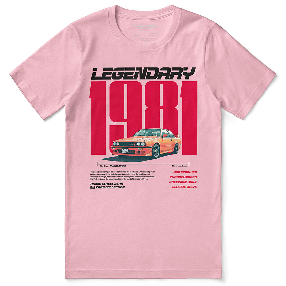 Legendary Driver Car T-Shirt | Yūjin Japanese Anime Streetwear Clothing