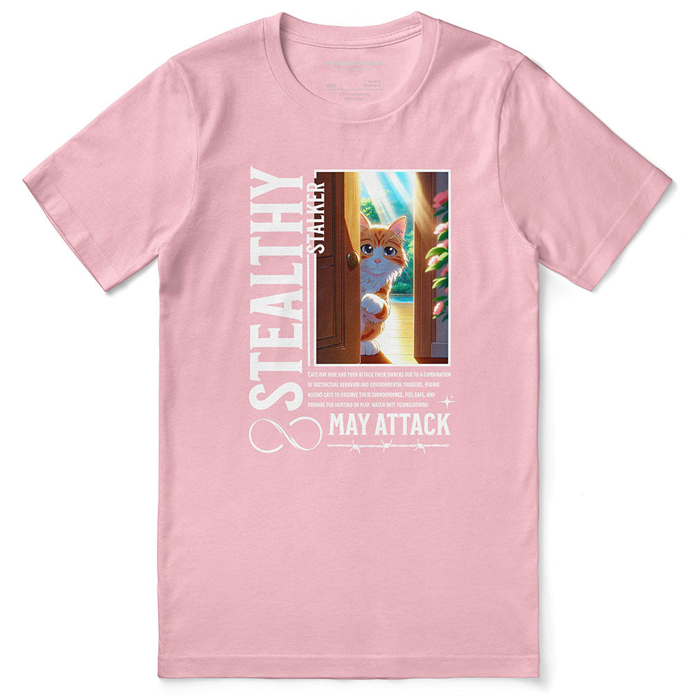 Stealthy Cat T-Shirt | Yūjin Japanese Anime Streetwear Clothing