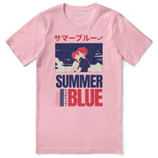 Summer Blue T-Shirt | Yūjin Japanese Anime Streetwear Clothing