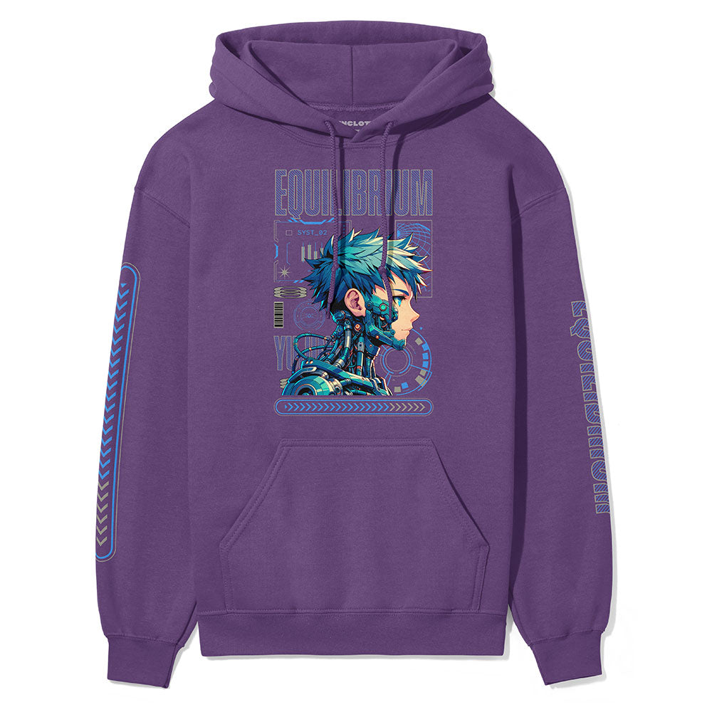 Equilibrium Cyborg Hoodie | Yūjin Japanese Anime Streetwear Clothing