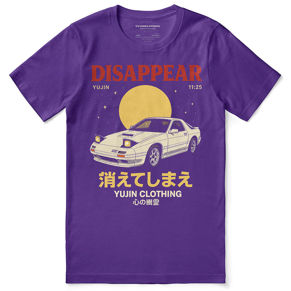 Disappear Car T-Shirt | Yūjin Japanese Anime Streetwear Clothing