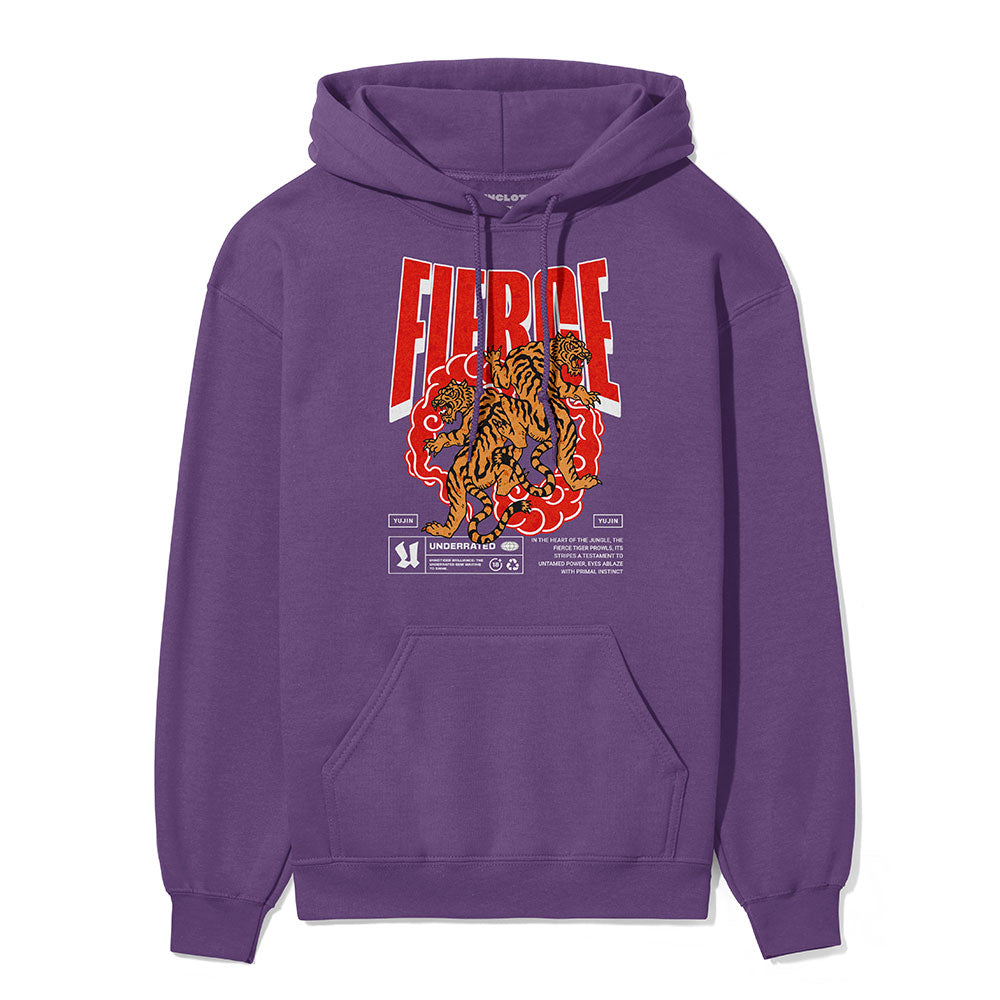 Fierce Tiger Hoodie | Yūjin Japanese Anime Streetwear Clothing