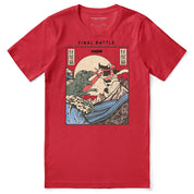 Cat Final Battle T-Shirt | Yūjin Japanese Anime Streetwear Clothing