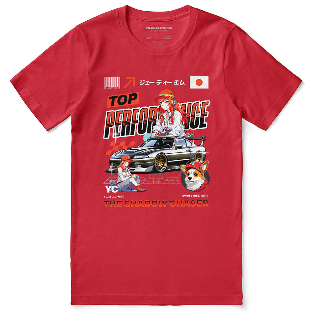 Shadow Chaser Car T-Shirt | Yūjin Japanese Anime Streetwear Clothing