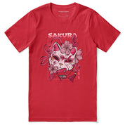Sakura Cat T-Shirt | Yūjin Japanese Anime Streetwear Clothing