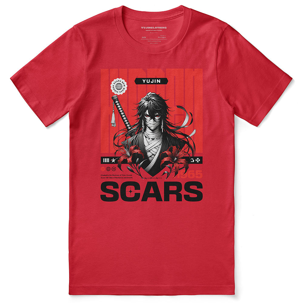 Hidden Scars T-Shirt | Yūjin Japanese Anime Streetwear Clothing