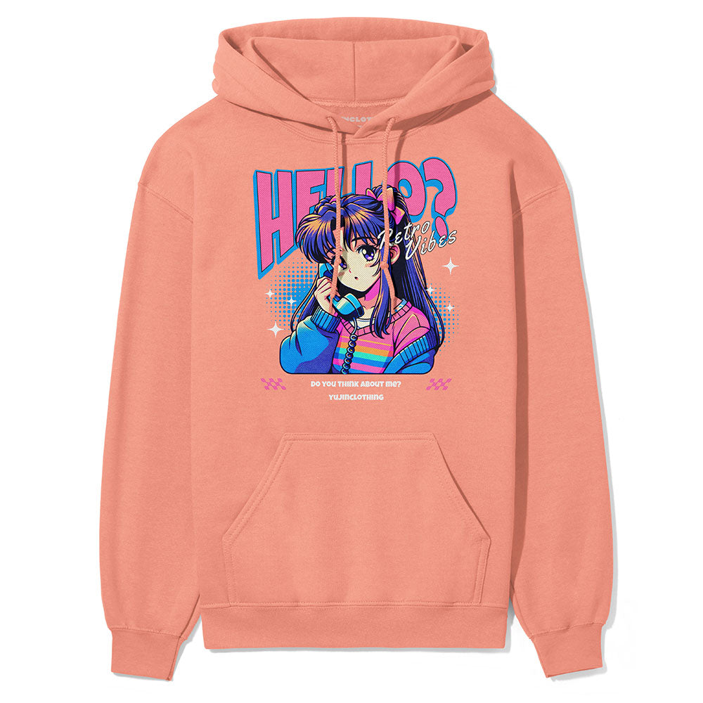 Hello? Hoodie | Yūjin Japanese Anime Streetwear Clothing