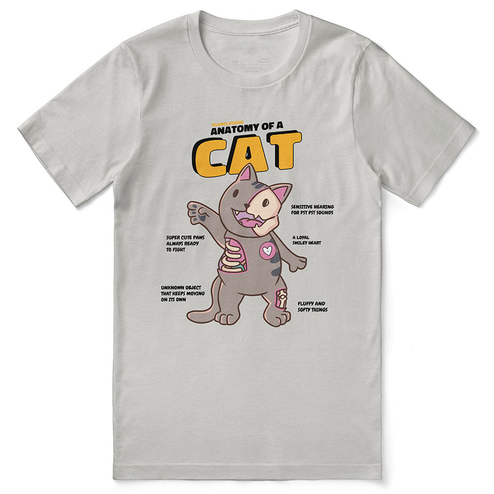 Cat Anatomy T-Shirt | Yūjin Japanese Anime Streetwear Clothing