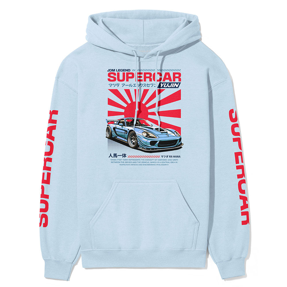Japanese Supercar Hoodie | Yūjin Japanese Anime Streetwear Clothing
