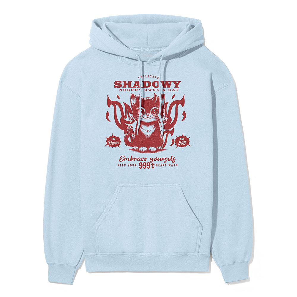 Shadowy Cat Hoodie | Yūjin Japanese Anime Streetwear Clothing