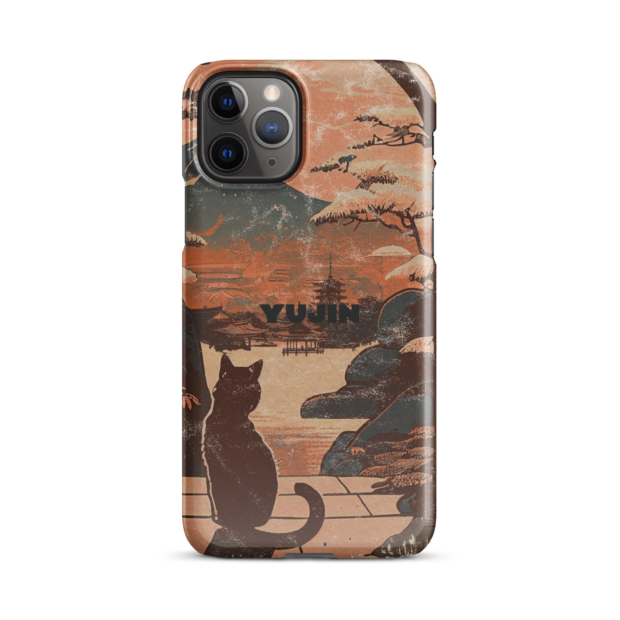 Japanese Cat iPhone® Snap Case | Yūjin Japanese Anime Streetwear Clothing