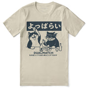 Dualmatch Cat T-Shirt | Yūjin Japanese Anime Streetwear Clothing