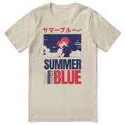 Summer Blue T-Shirt | Yūjin Japanese Anime Streetwear Clothing