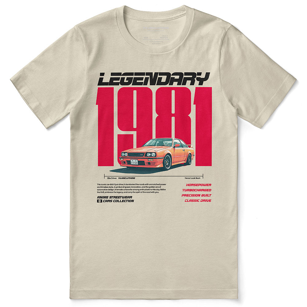 Legendary Driver Car T-Shirt | Yūjin Japanese Anime Streetwear Clothing