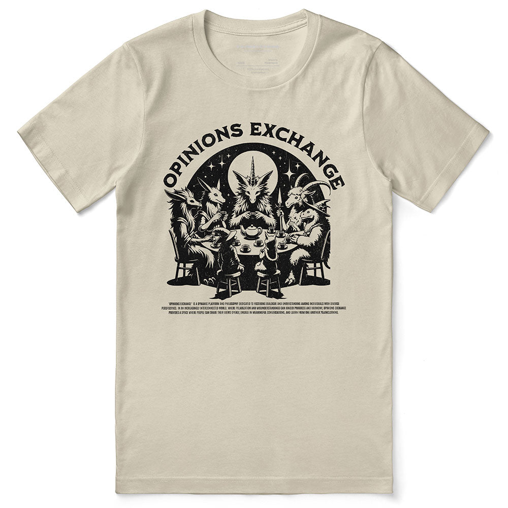 Opinions Exchange T-Shirt | Yūjin Japanese Anime Streetwear Clothing
