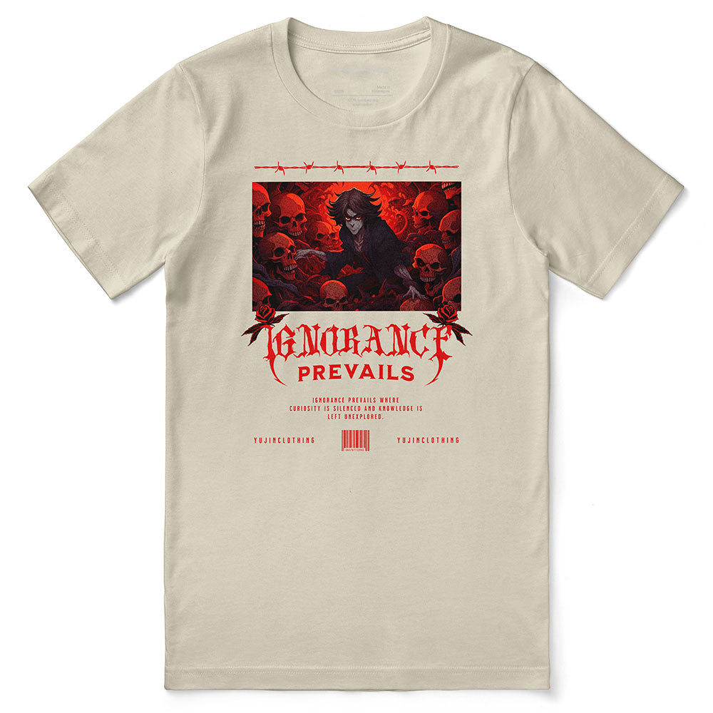 Ignorance T-Shirt | Yūjin Japanese Anime Streetwear Clothing