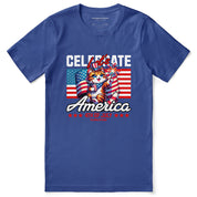 Celebrate 4th July Cat T-Shirt | Yūjin Japanese Anime Streetwear Clothing