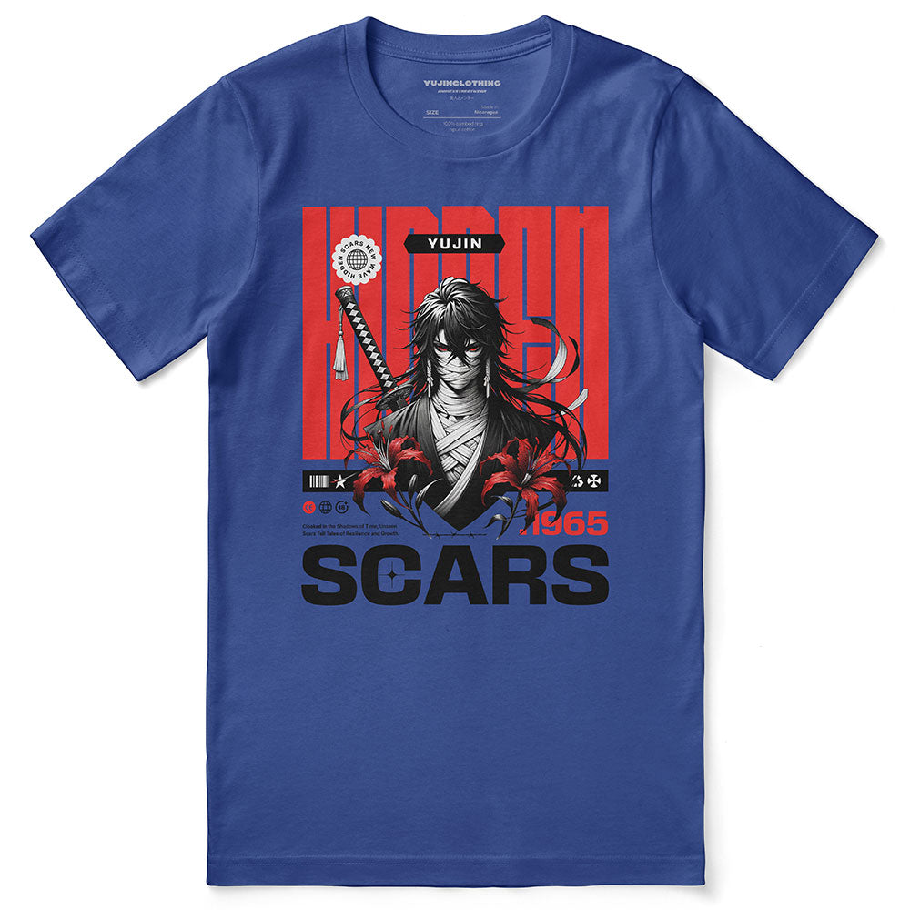 Hidden Scars T-Shirt | Yūjin Japanese Anime Streetwear Clothing