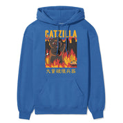 Catzilla City Cat Hoodie | Yūjin Japanese Anime Streetwear Clothing