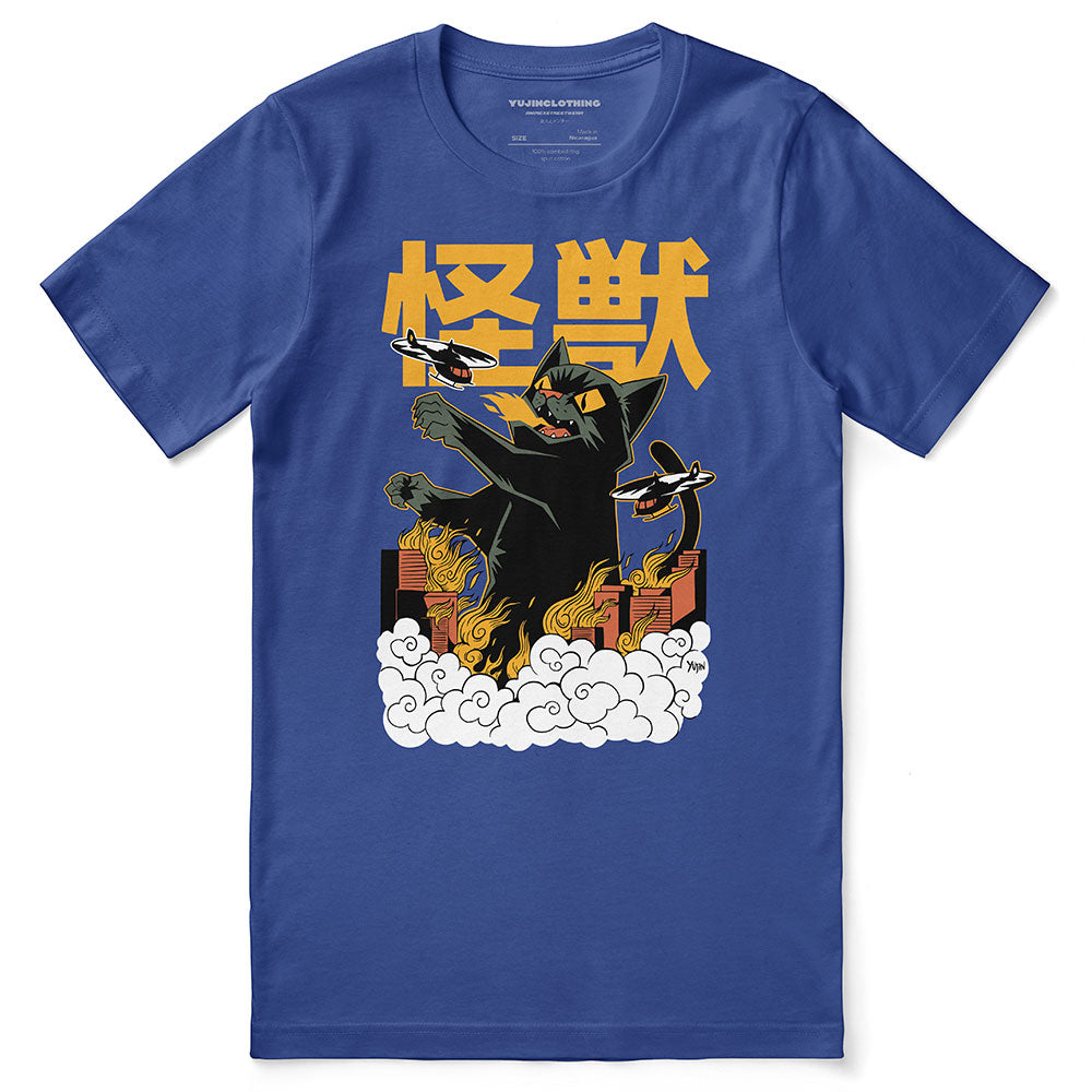 Cat Destroyer T-Shirt | Yūjin Japanese Anime Streetwear Clothing