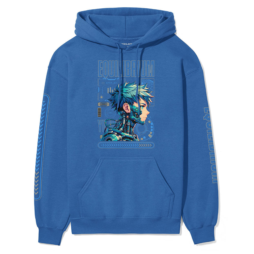 Equilibrium Cyborg Hoodie | Yūjin Japanese Anime Streetwear Clothing