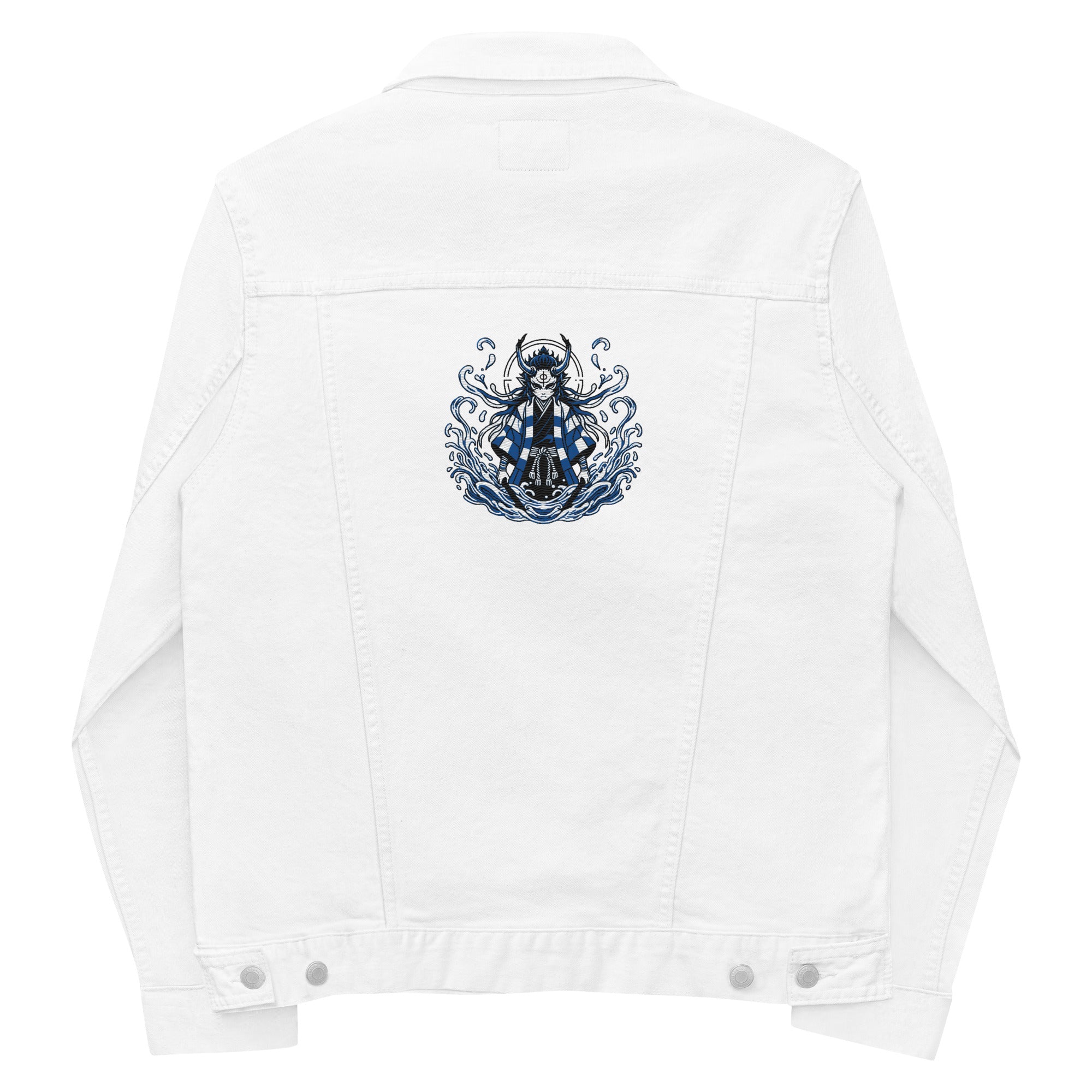 Water God Denim Jacket | Yūjin Japanese Anime Streetwear Clothing